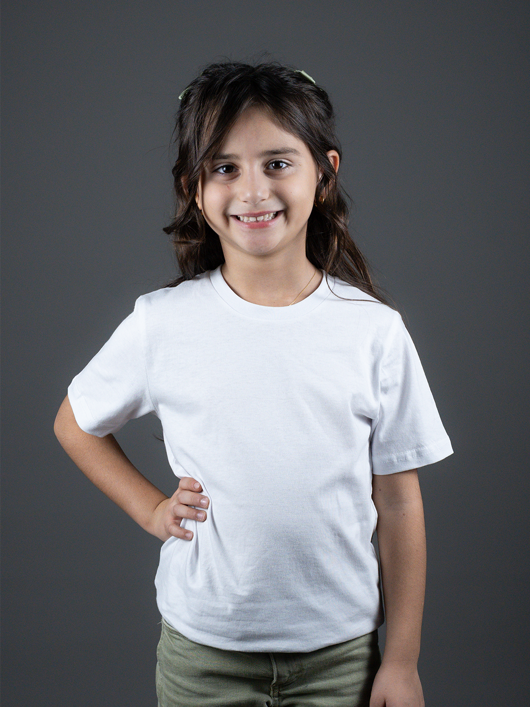 Kids White T-Shirt - 100% Cotton