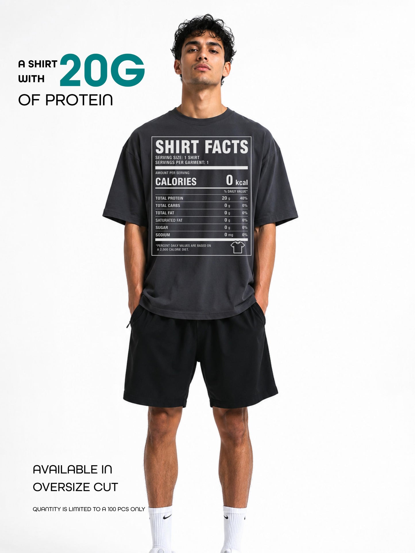 20G Protein Oversized Tshirt