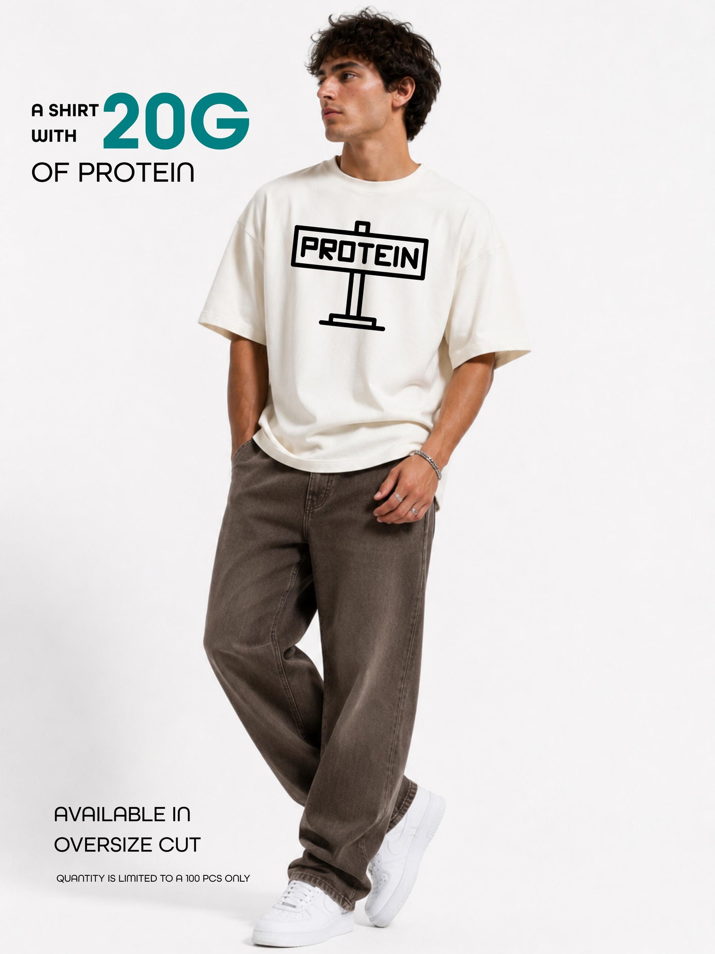 20G Protein Oversized Tshirt