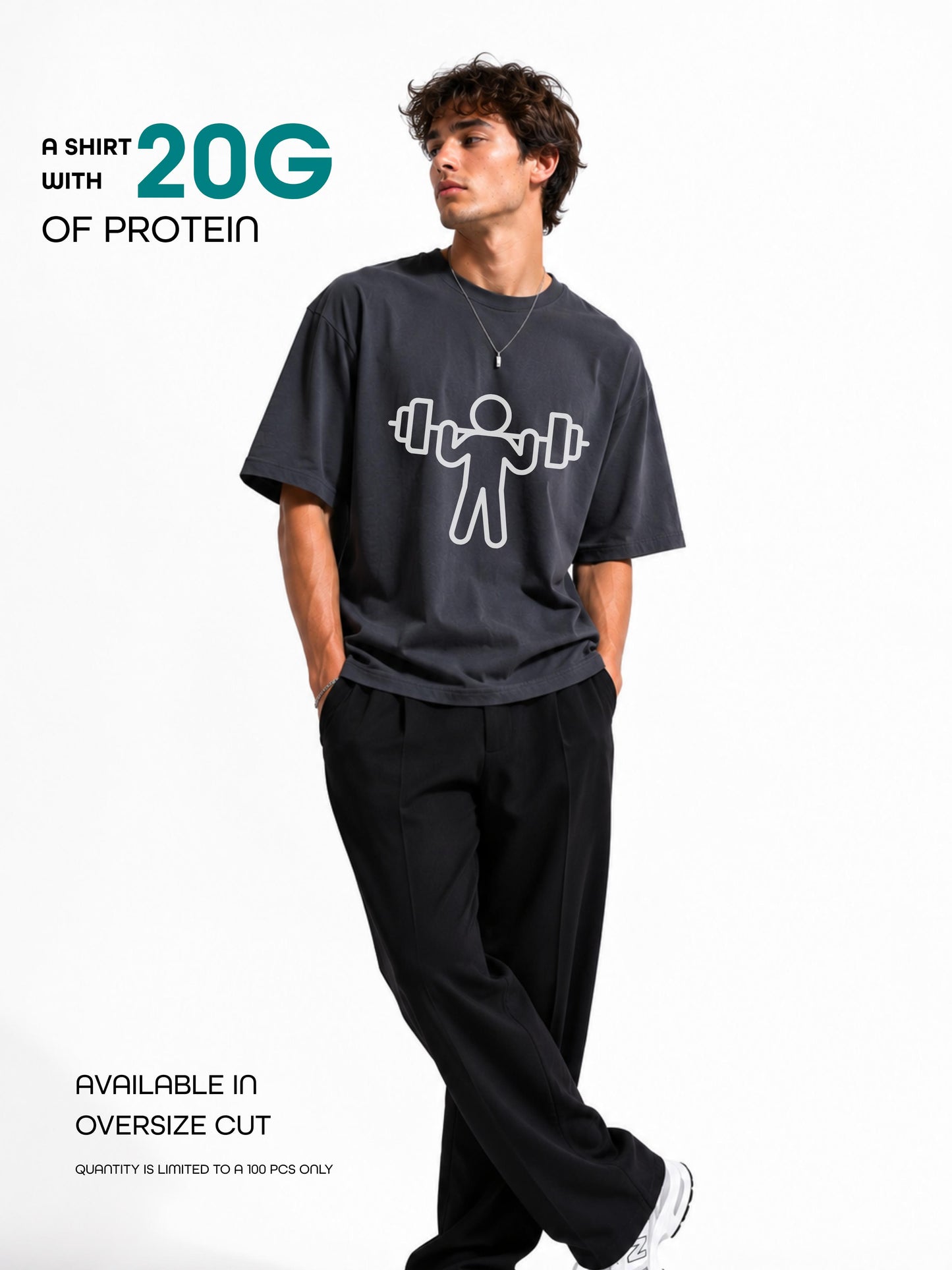 20G Protein Oversized Tshirt