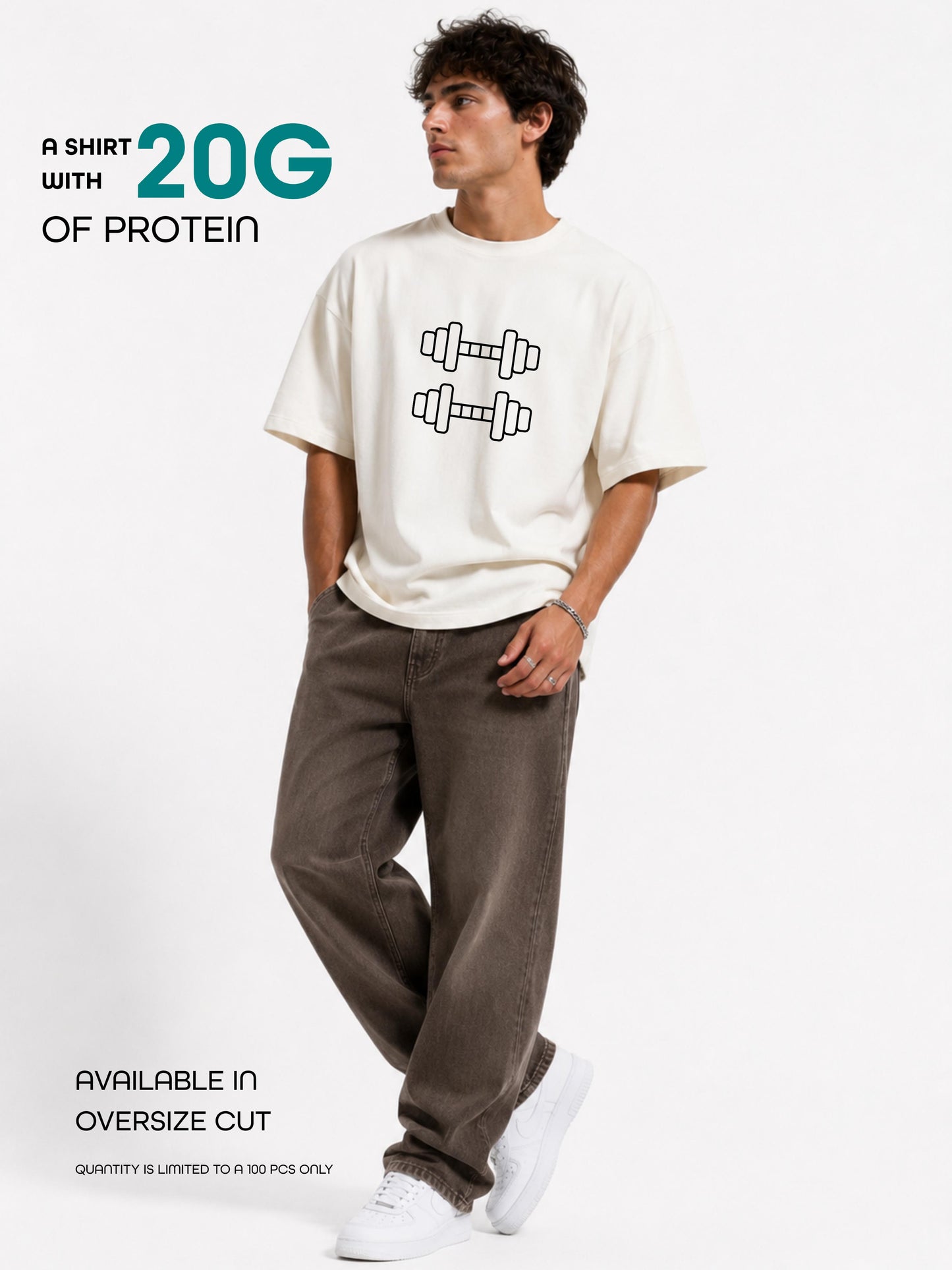 20G Protein Oversized Tshirt