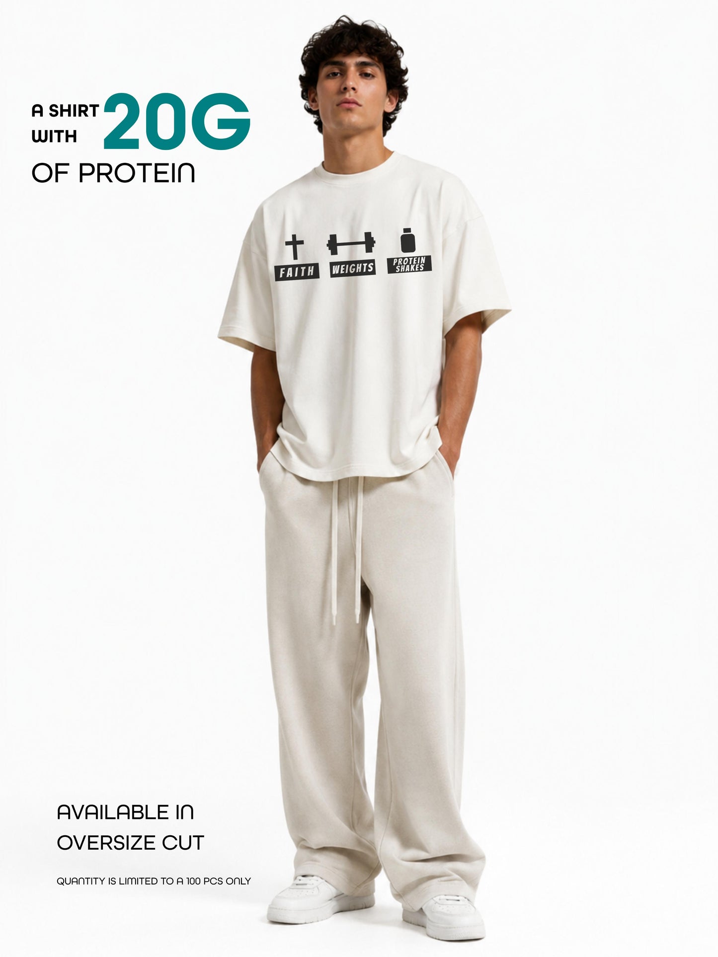 20G Protein Oversized Tshirt