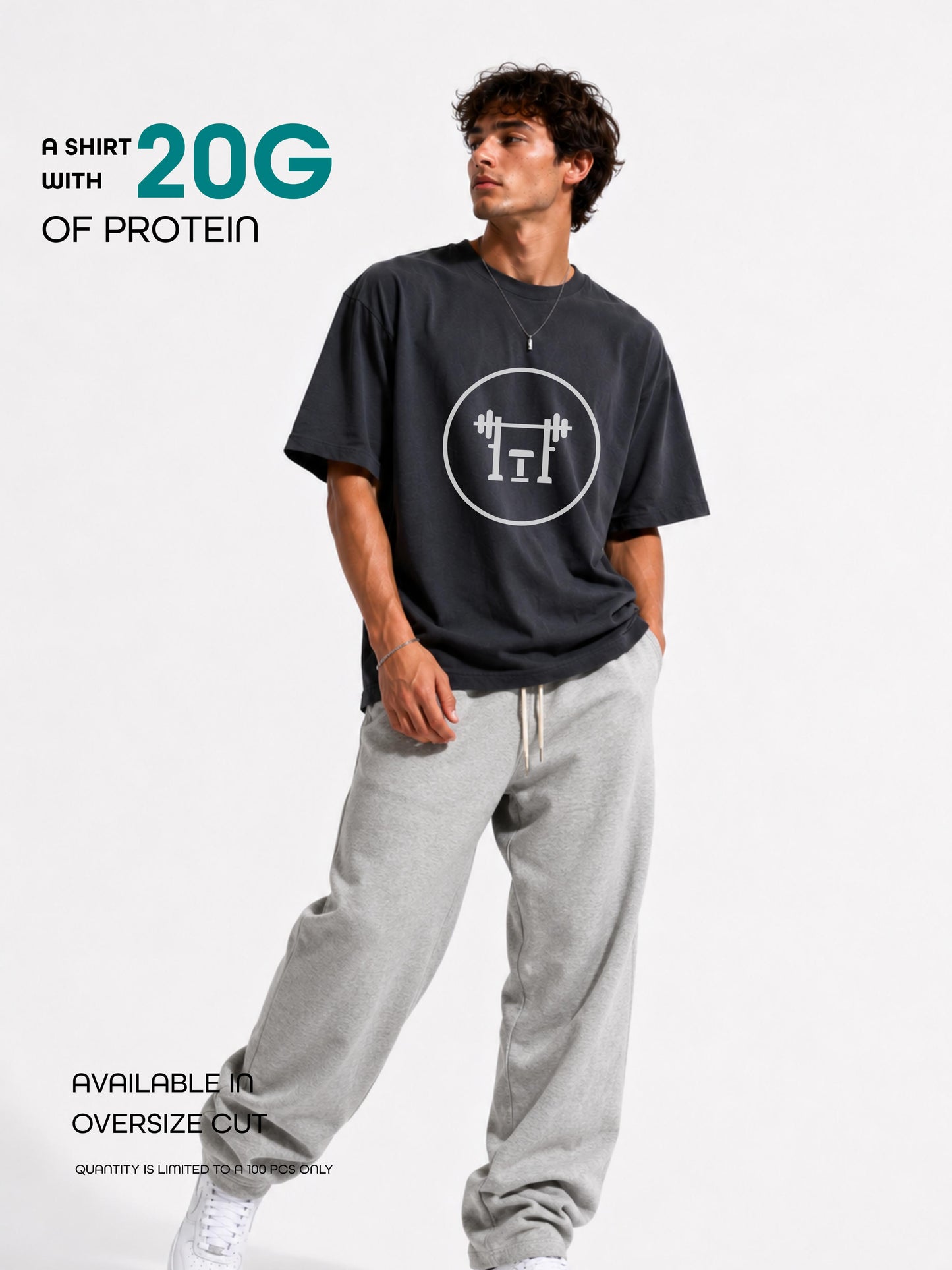 20G Protein Oversized Tshirt