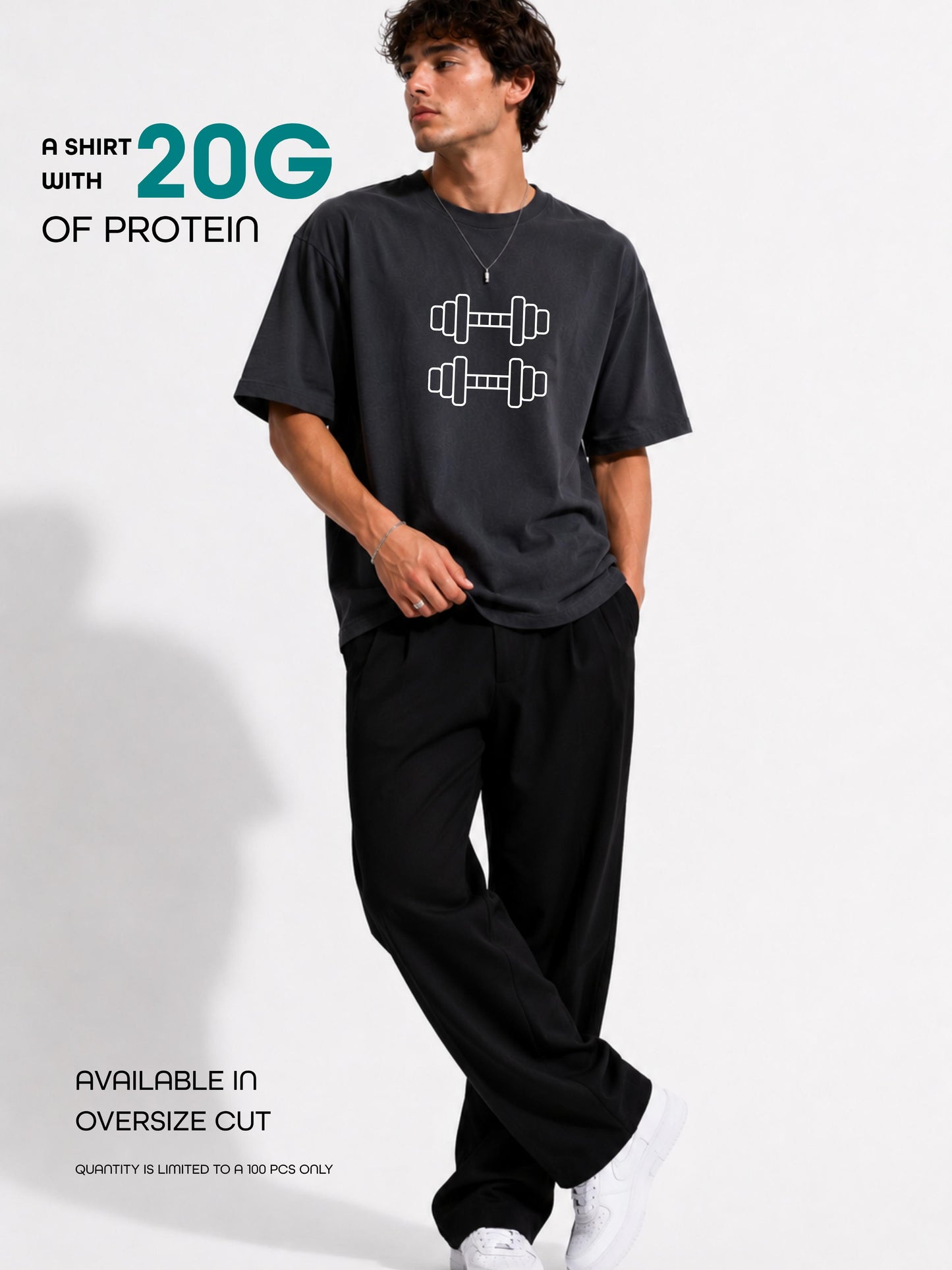 20G Protein Oversized Tshirt