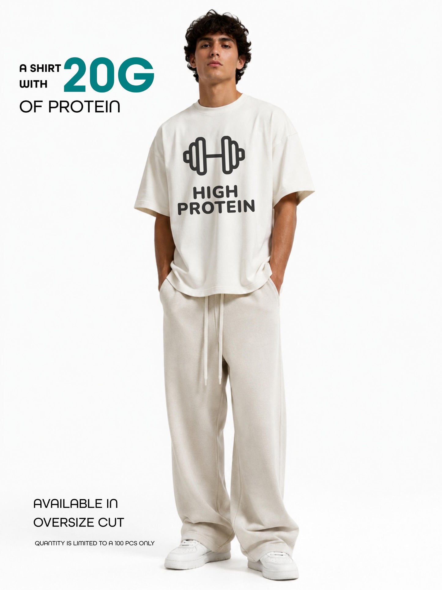 20G Protein Oversized Tshirt