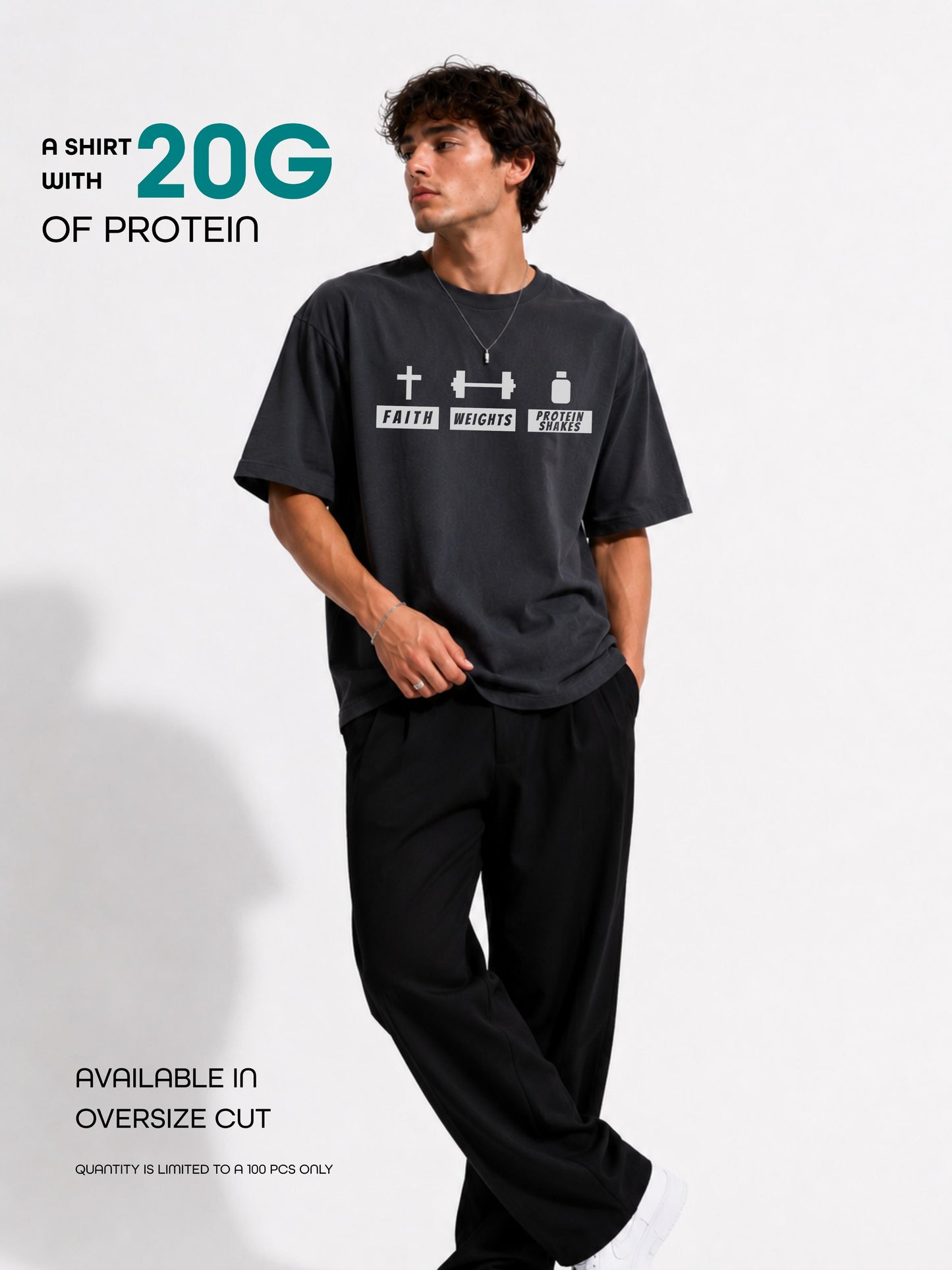 20G Protein Oversized Tshirt