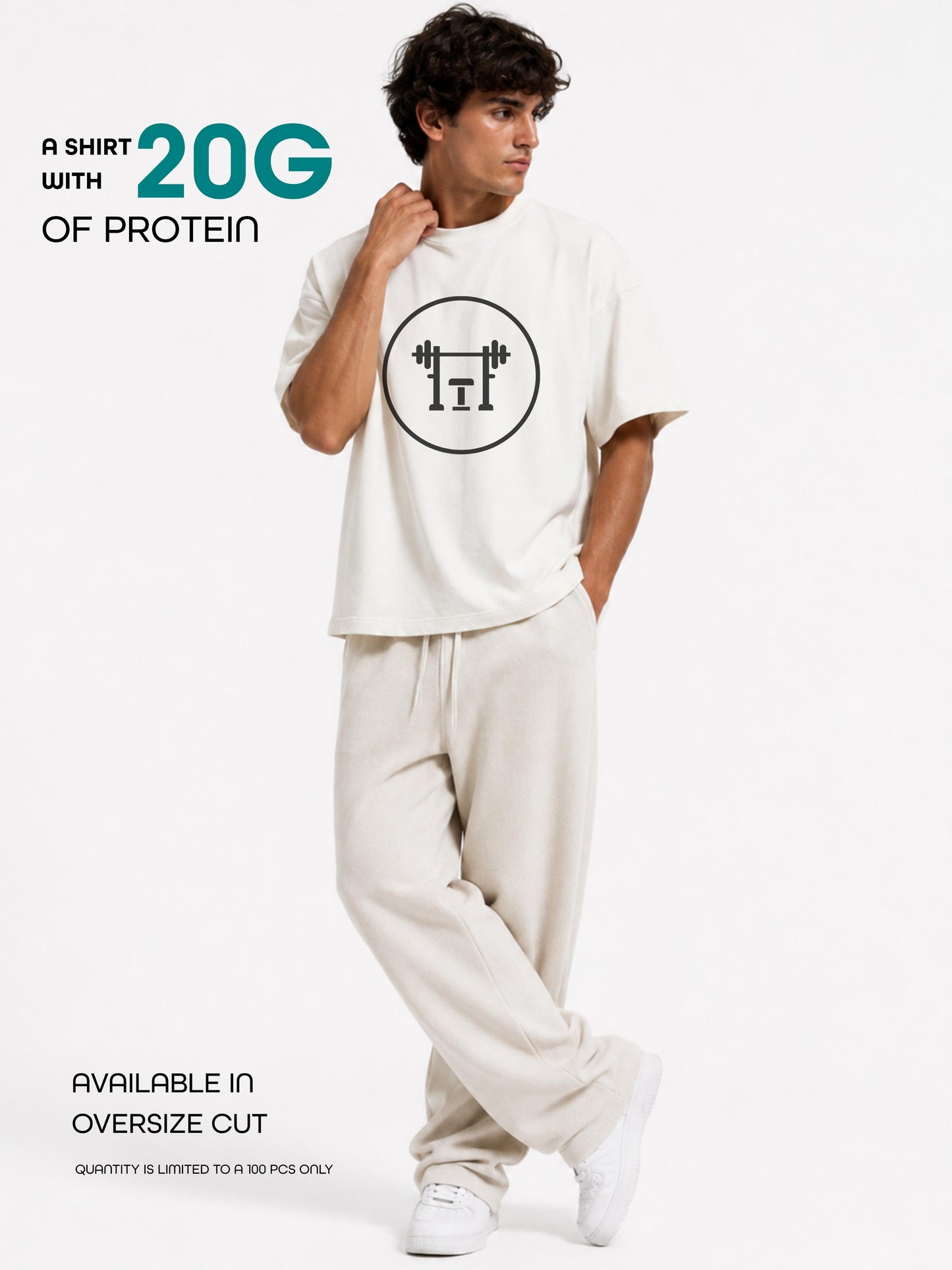20G Protein Oversized Tshirt