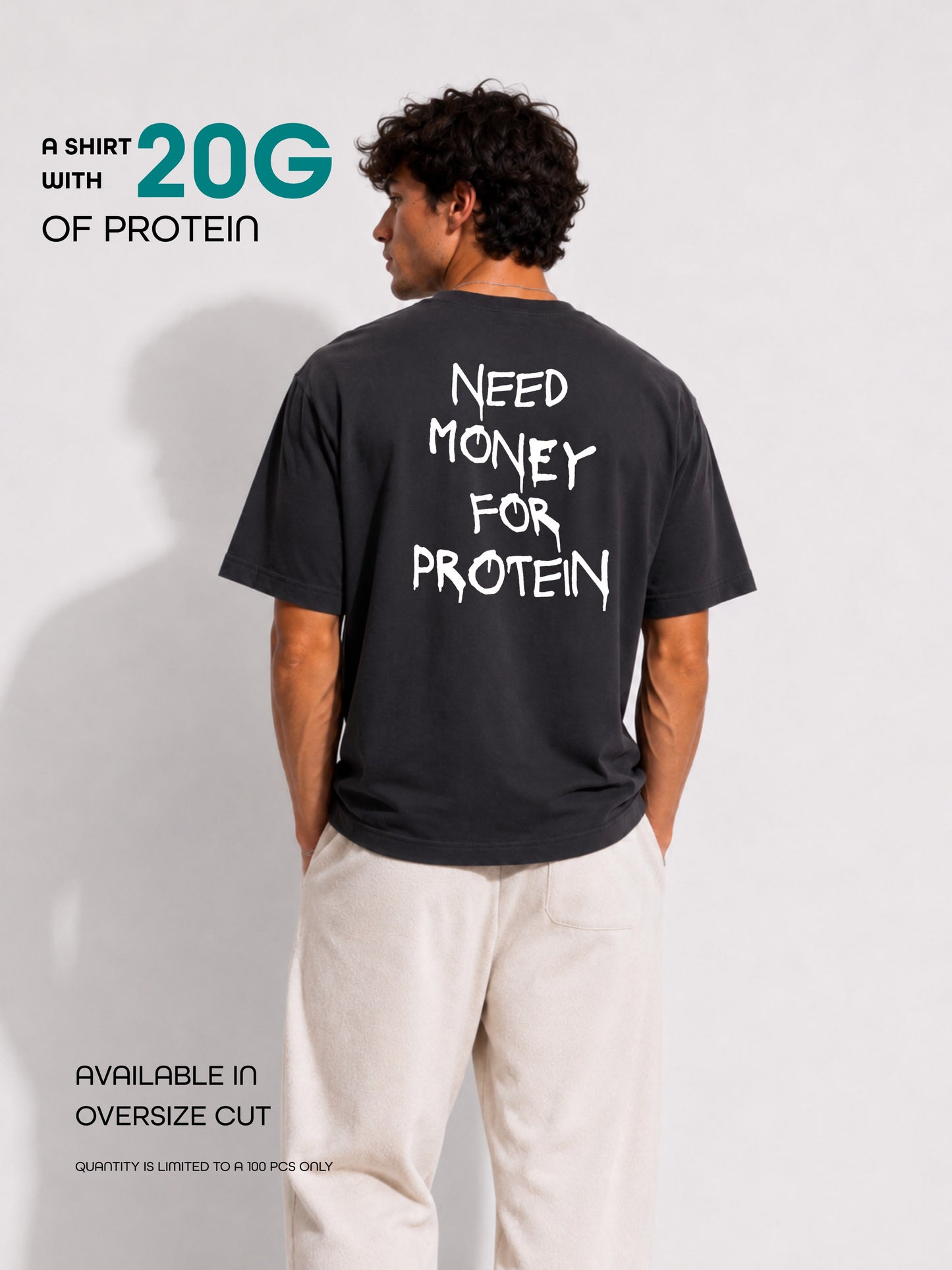 20G Protein Oversized Tshirt