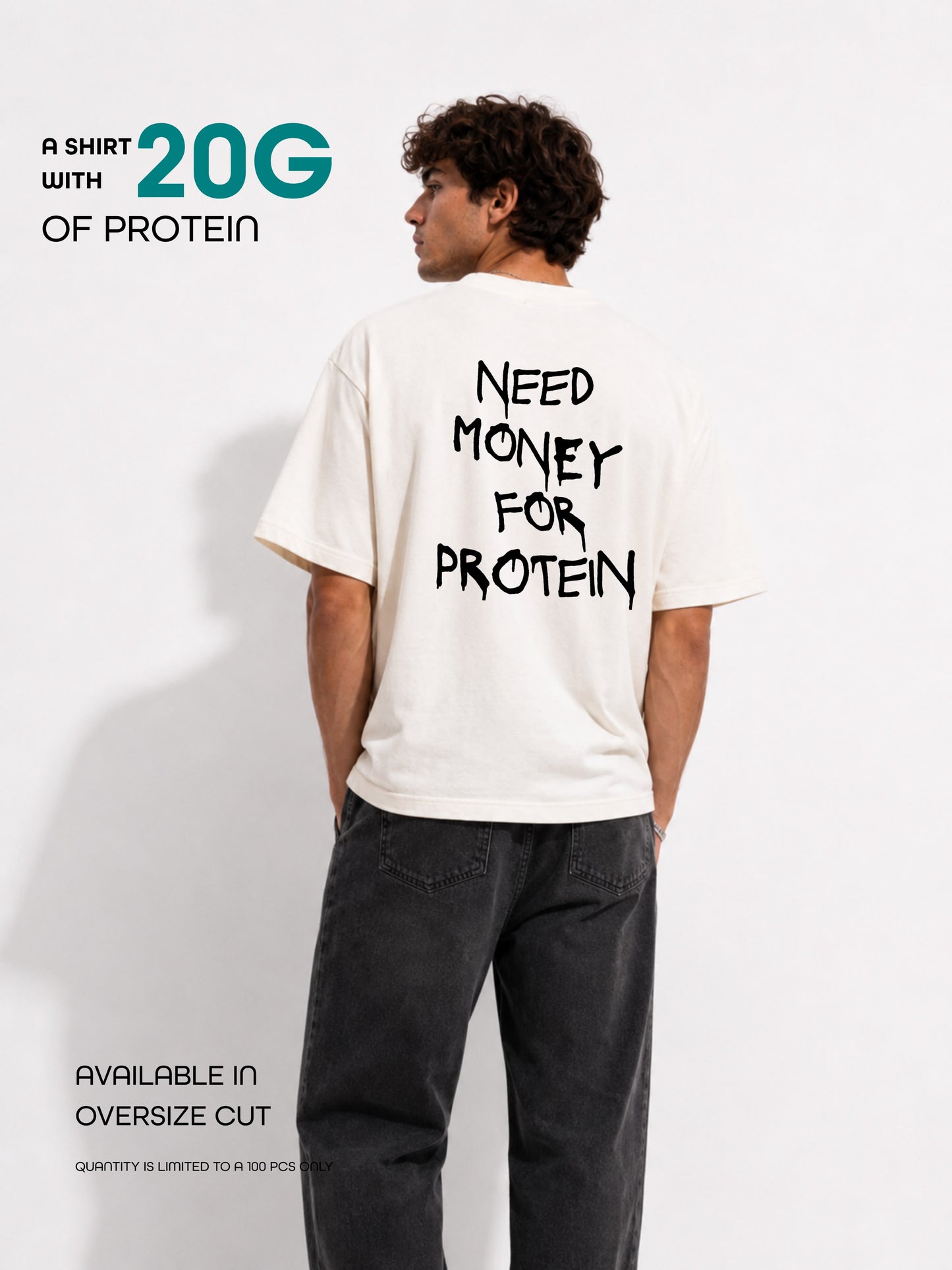 20G Protein Oversized Tshirt