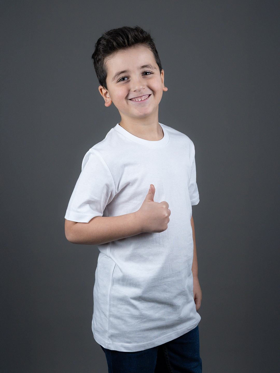 Kids White T-Shirt - 100% Cotton
